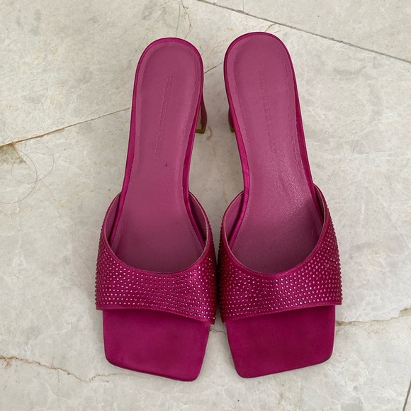 Pink Rhinestone Heels - Size 7 - Picture 2 of 6